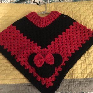 Handmade poncho toddler size 2t to 4t